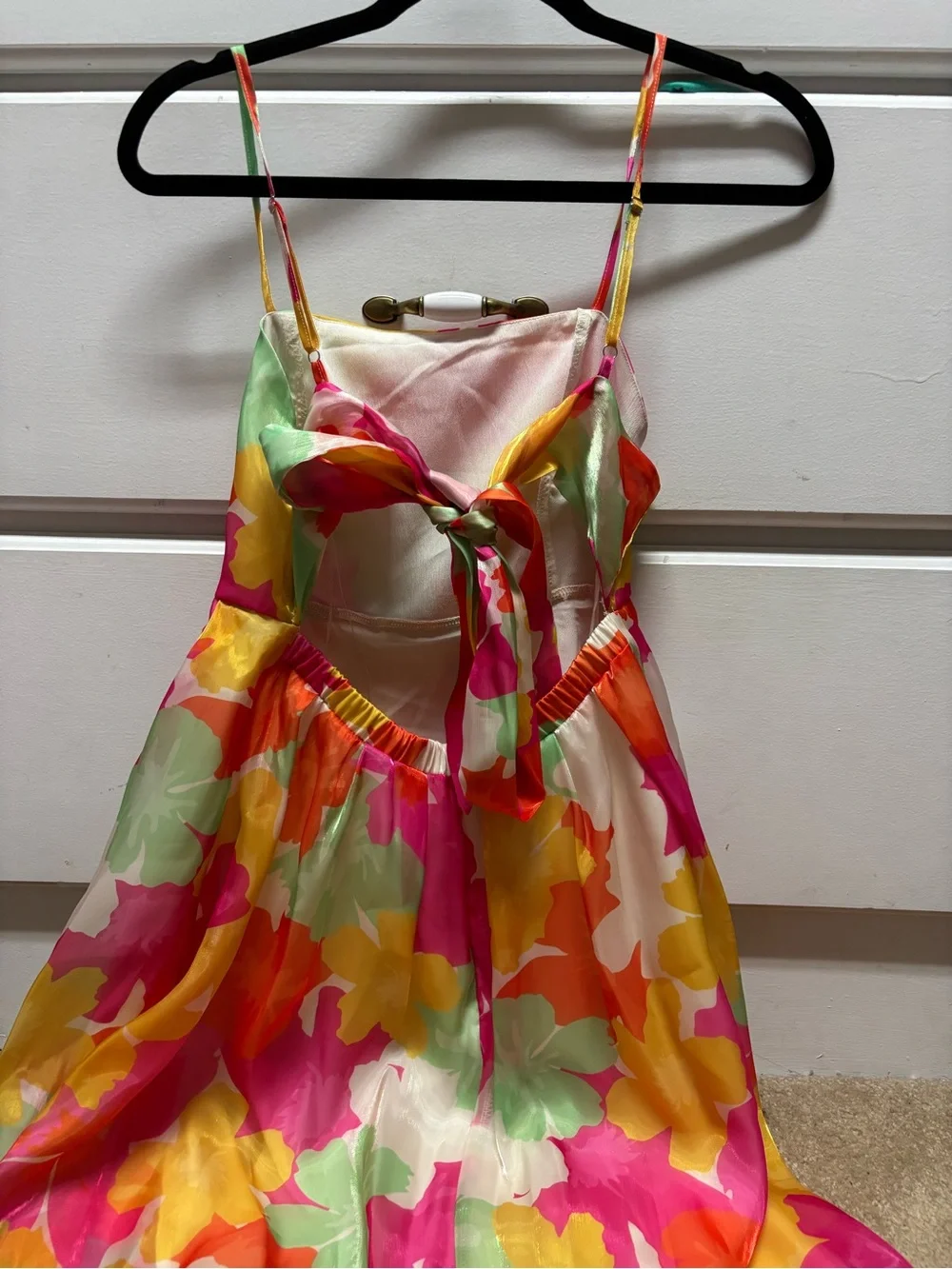 Floral Chiffon Mini Dress